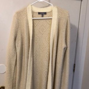 Soft eyelash cardigan